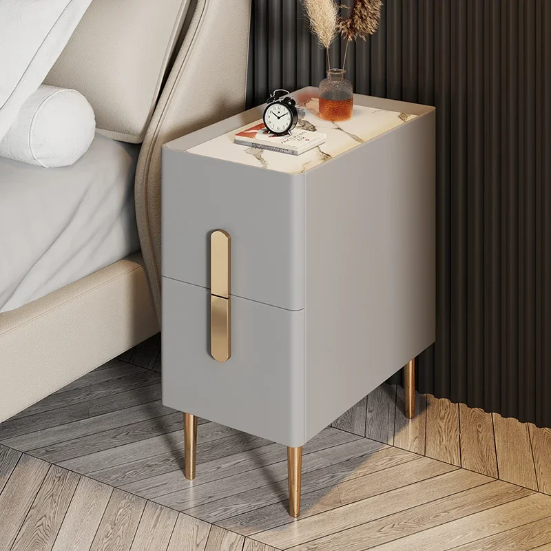 

Bedside Storage Nightstand Nordic Modern Luxury Wood Home Nightstands Space Saving Mesa De Cabeceira Garden Furniture Sets