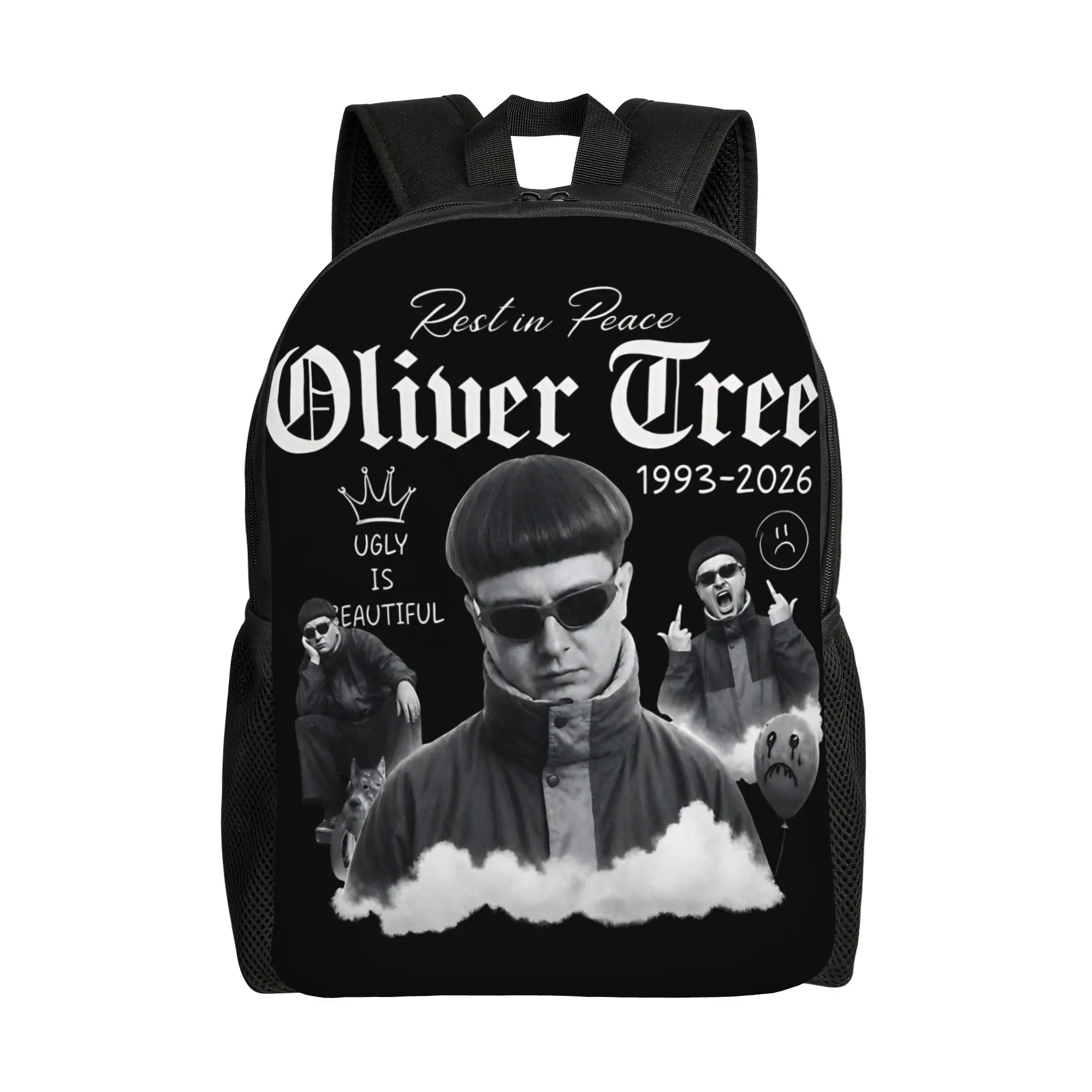 Oliver Tree Rest In Peace 1993 to 2026 Memorial Backpack for Men Women High School Daypack  College Shoulder Bag Lightweight