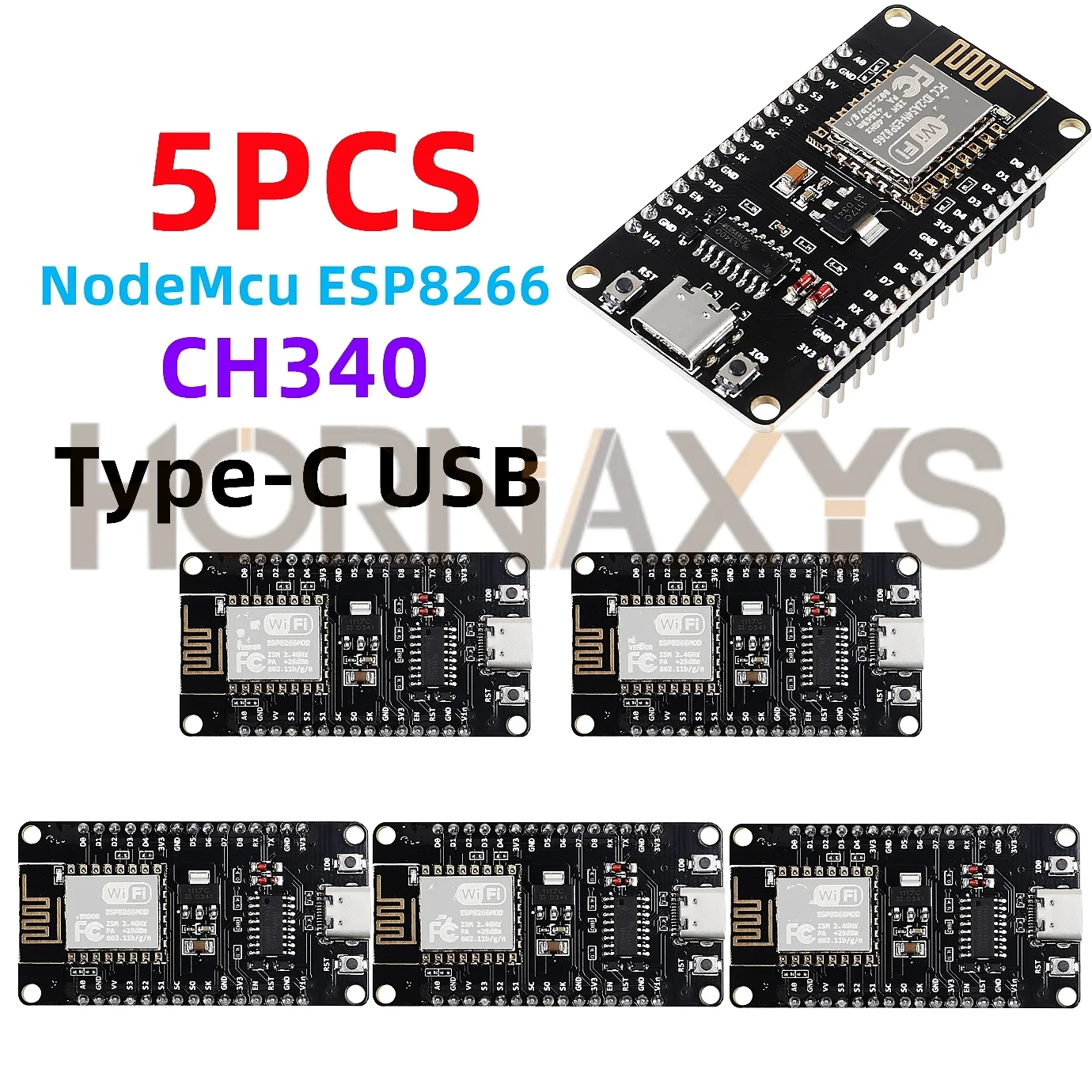 1-10pcs/ESP8266 NodeMCU LUA CH340 ESP-12E WiFi Internet Development Board 4M Flash Serial Wireless Module for Arduino Type-c usb