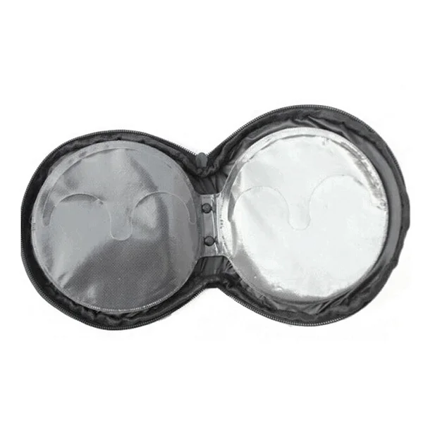 

Car Cd Bag Round Portable Zippered 20 Cds Dvd Organizer Black White PU Disc Storage Case Wallet for Home Car Use
