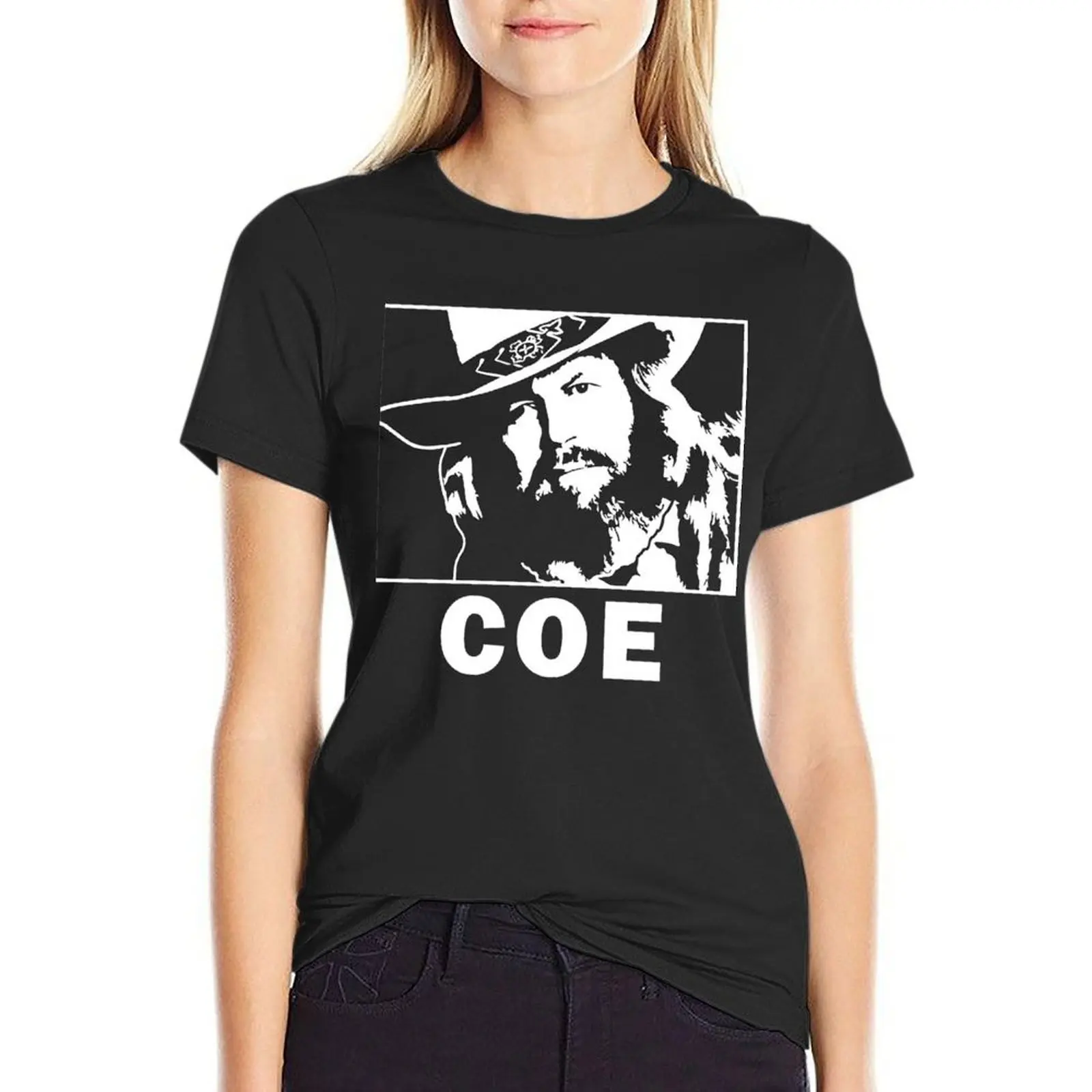 

David Allen Coe - Country Music Legend T-Shirt cute clothes cute tops Blouse Top Women