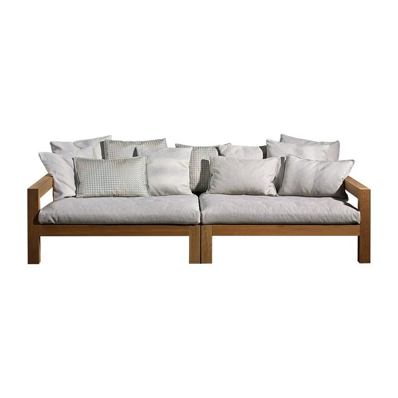 

Outdoor, teak sofa, open-air, courtyard, preservative, solid wood, leisure, furniture