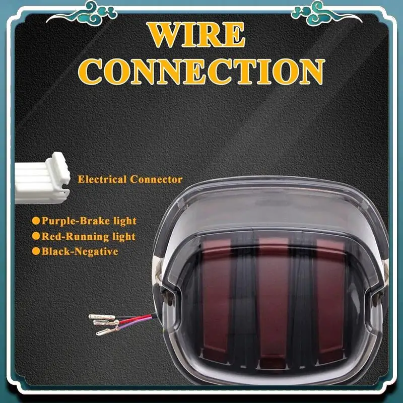 

ABTU-Светодиодный задний фонарь для мотоцикла, желтый и красный указатель поворота, задний фонарь Eagle Claw для Dyna 1999-Later