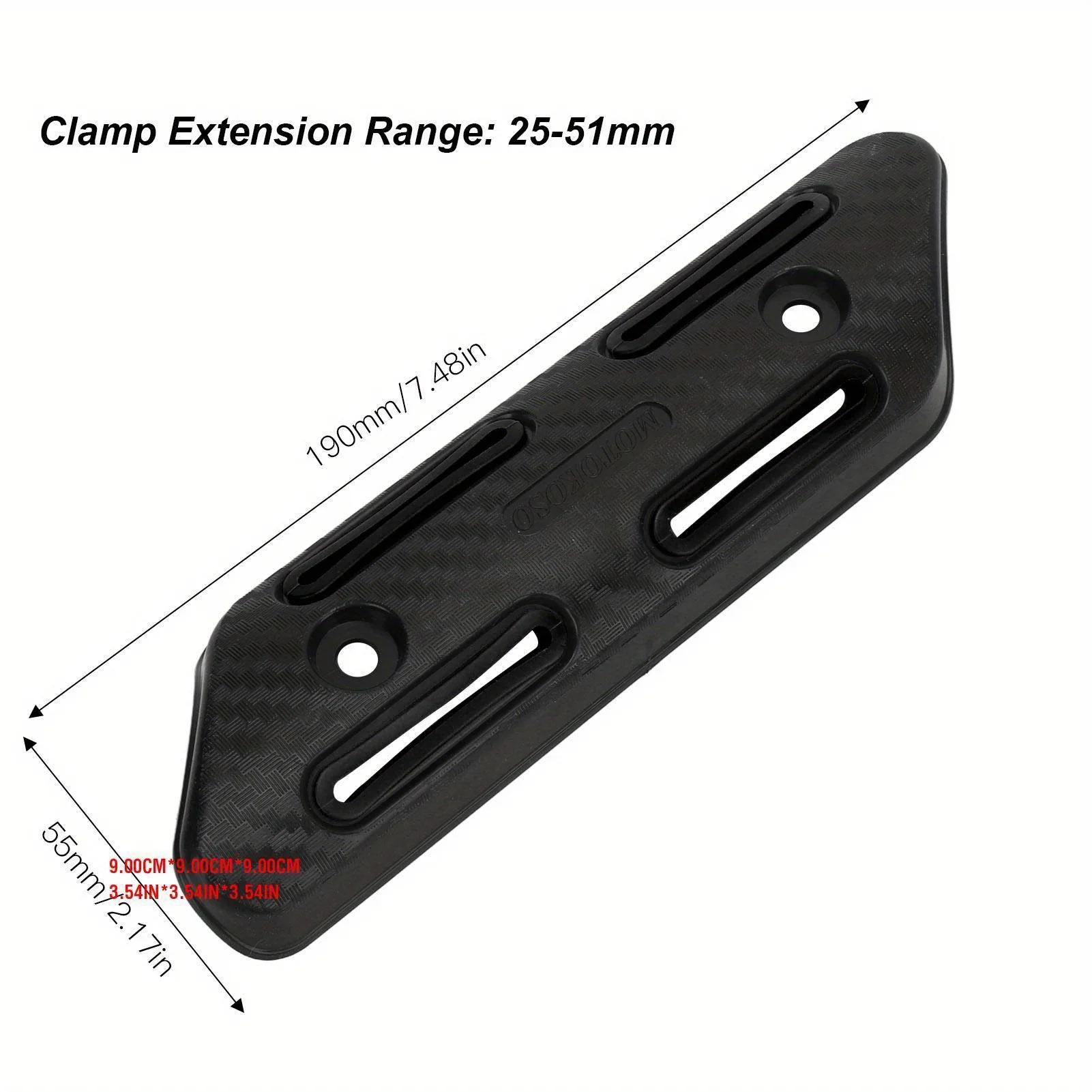 Exhaust Heat Shield Insulation Cover Heat Resistant Downpipe Protector Motorcycle Heat Shield Hollowed Heat Insulation Covers