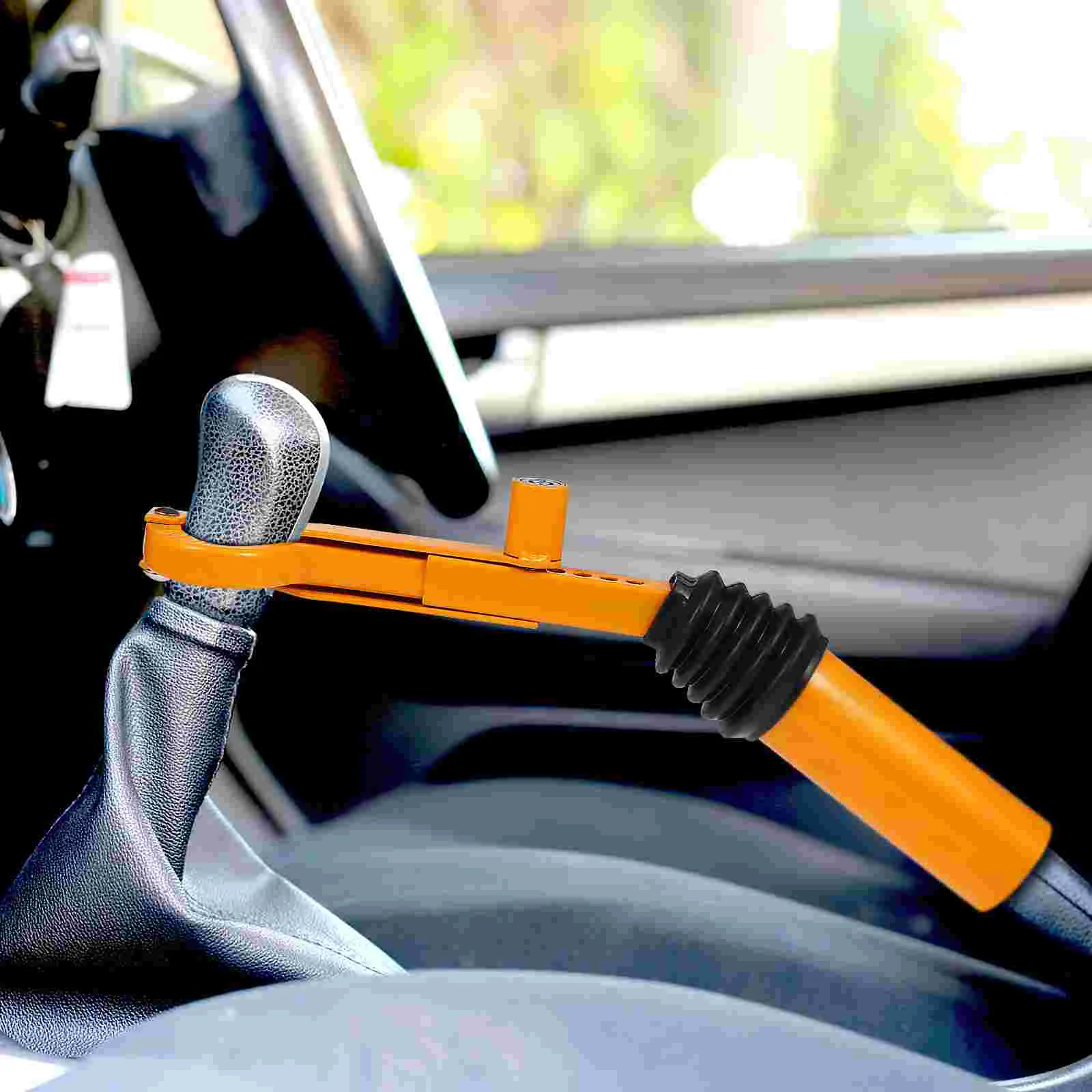 Wheel Lock Car Security Shift Lever Theft Prevention Manual Device Anti Steering Wheel