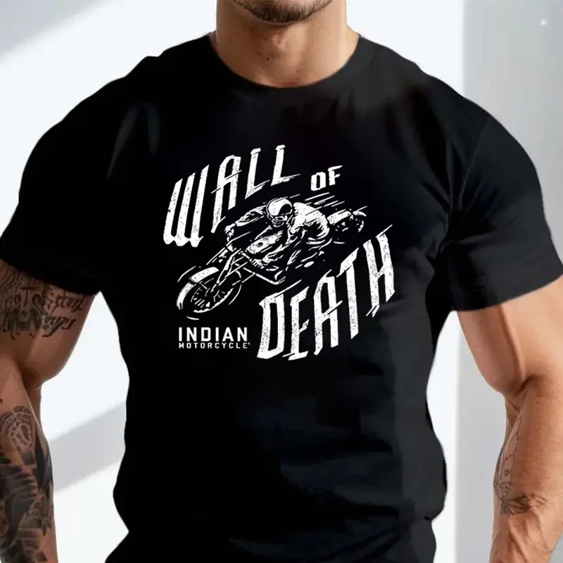 

INDIAN MOTORCYCLE WALL OF DEATH GRAPHIC T SHIRT