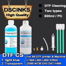 cleaning solution dtf 500ml Cleaning Liquid For DTF Ink Direct Transfer Film For PET Film All Desktop Large Format DTF Printer