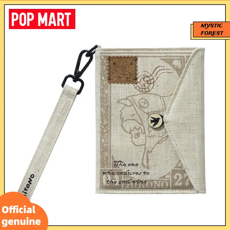 New POP MART Original Hirono Passport Holder Fabric Passport Cover The Mist Walker Series Travel Document Blind Box - view 3