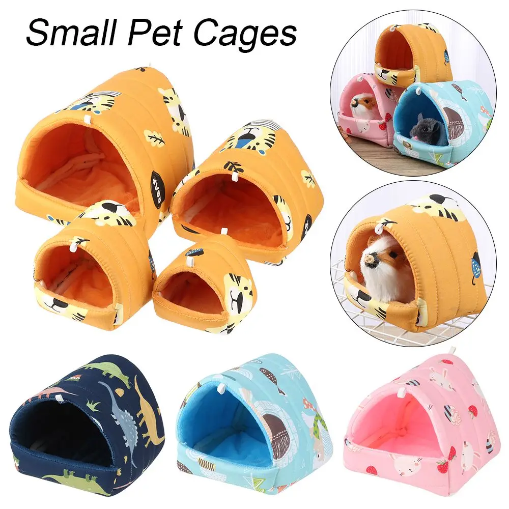 Comfortable Hamster House Small Animal Sleeping Bed Soft Guinea Pig Nest Warm Mat Mini Cage For Rabbit Squirrel Mat