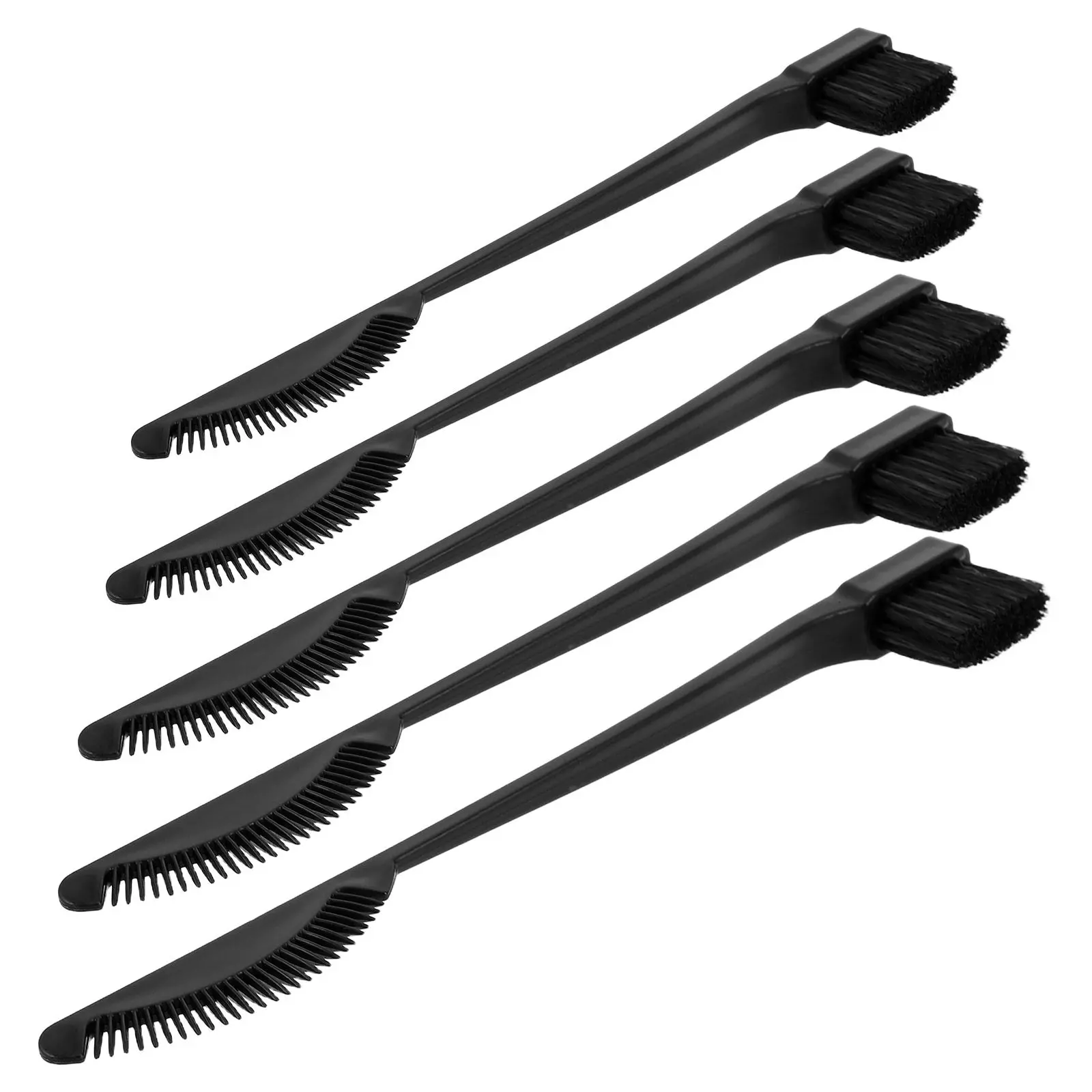 5Pcs Dual Sided Eyebrow Brush with Soft Bristles for Brow Defining Filling Sparse Areas Eyelash Separating Hair Styling