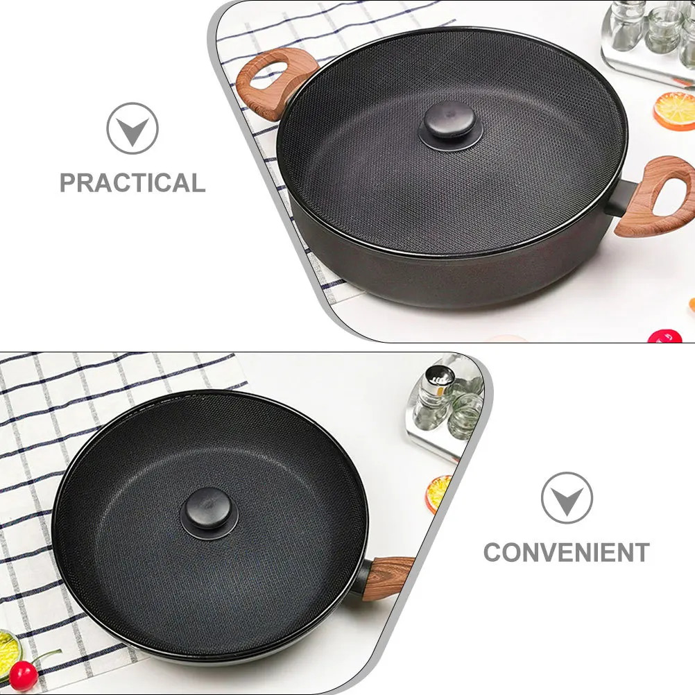 

Stainless Steel Grease Splatter Screen Mesh Splatter Guard for Frying Pan Cooking Pan Skillet Oil Splash Preventer