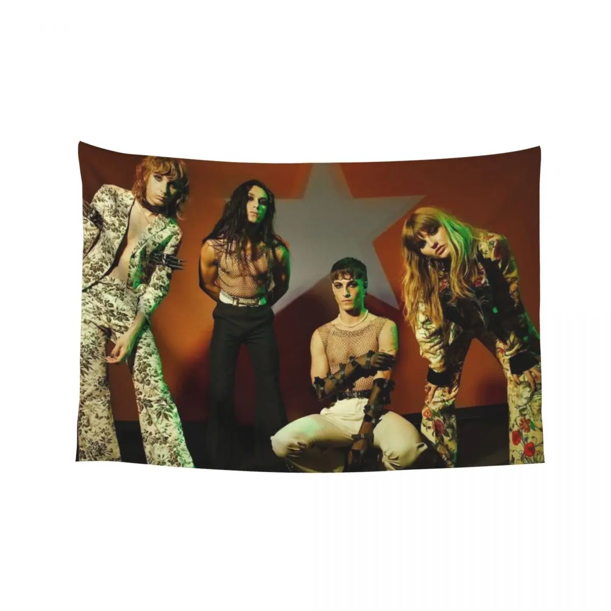 

MANESKIN Maneskin,Mneskin Tapestry Wall Hanging Wall Home Decoration Aesthetic Decoration Tapestry
