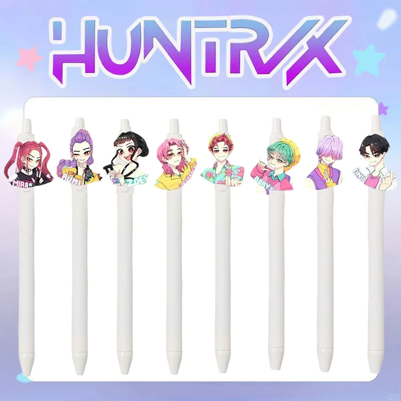 K البوب أنيمي جل أقلام الاطفال الكتابة القلم طالب العودة إلى المدرسة مكتب الكرتون الشكل القرطاسية صندوق أعمى سلاسل المفاتيح الأطفال هدية