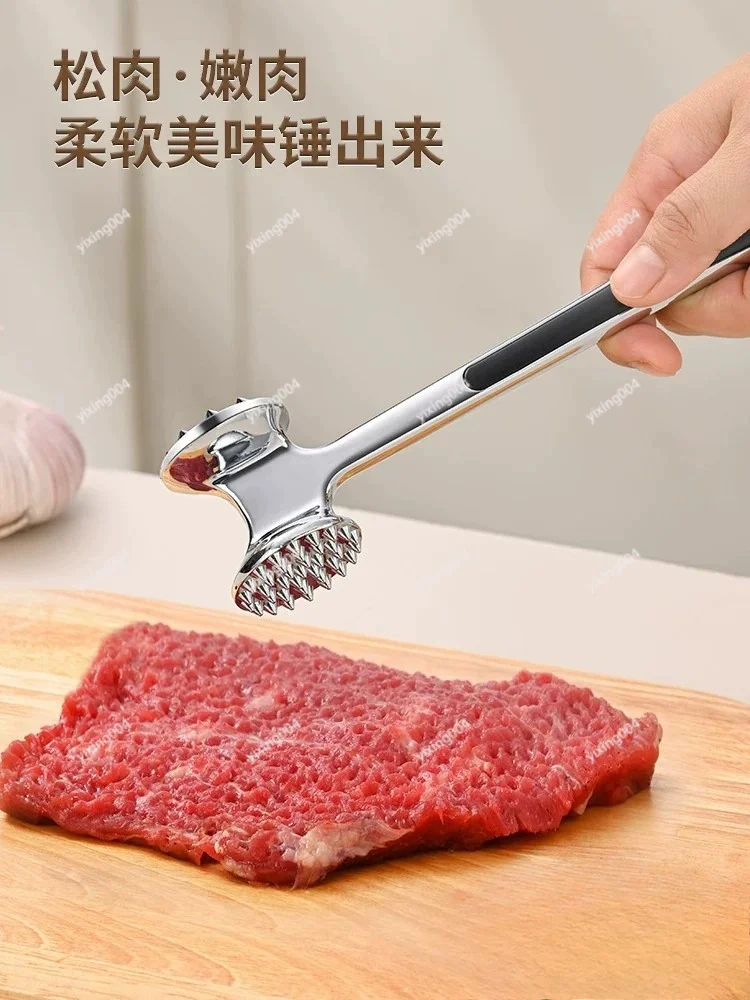 Dual Sided Meat Mallet Steak Tenderizing Hammer For Beef Pork Rib Cooking Kitchen Gadget