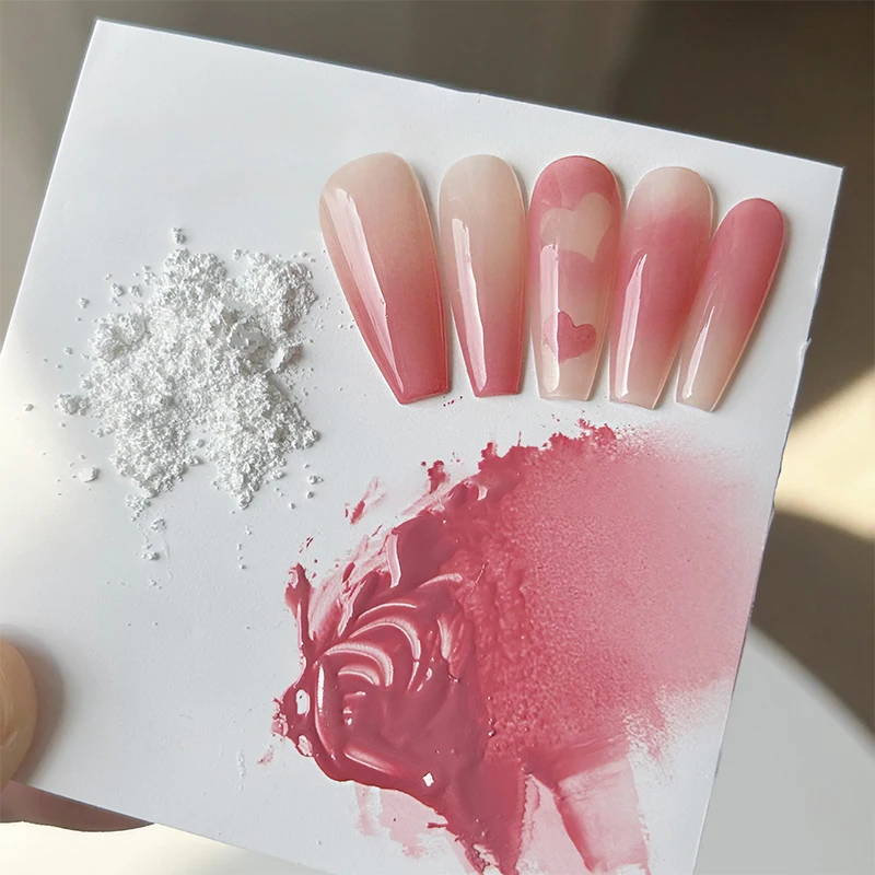 1 słoik chromowany proszek do paznokci mieszany z kolorowym żelem do paznokci gradientowy efekt malowania DIY Pigment do paznokci Rub Dust UV Gel Polish Manicure