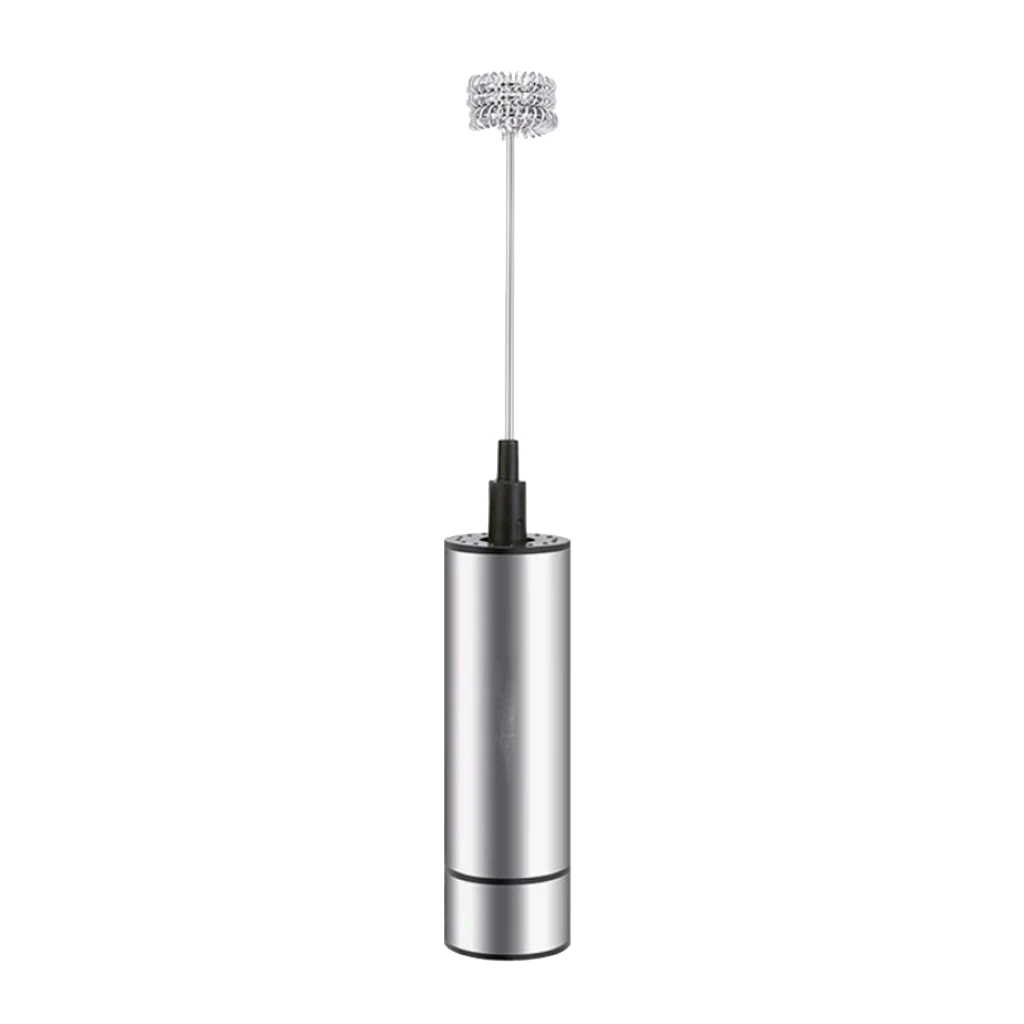 Three-head Stainless Steel Milk Frother Whisk Mixer for Milk