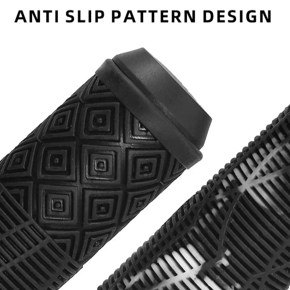 For 22.2mm Handlebar Bicycle Handlebar Grips Soft Rubber Non-Slip Bike Grips Lengthening Mixed Color Bike Handlebar Cover