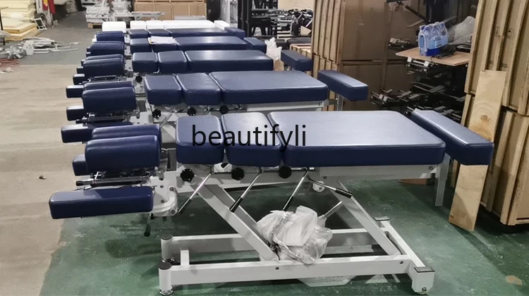 

06Letto multifunzionale per la correzione della colonna vertebrale Impostazione ossea regolabile Allenamento riabilitativo Ter