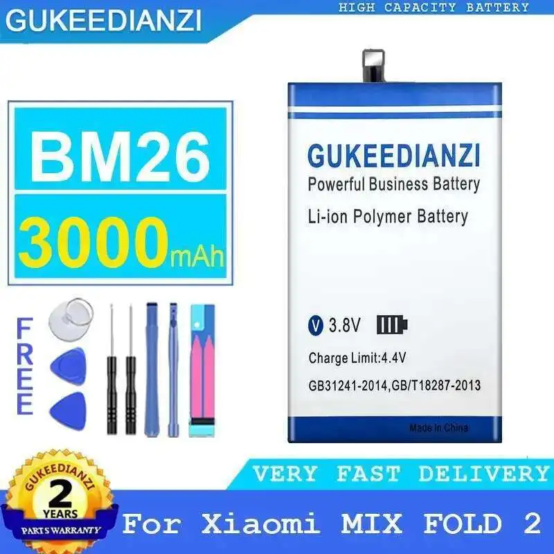 

Stable 3000Mah For Xiaomi Mix Fold 2 Mobile Phone Battery BM26