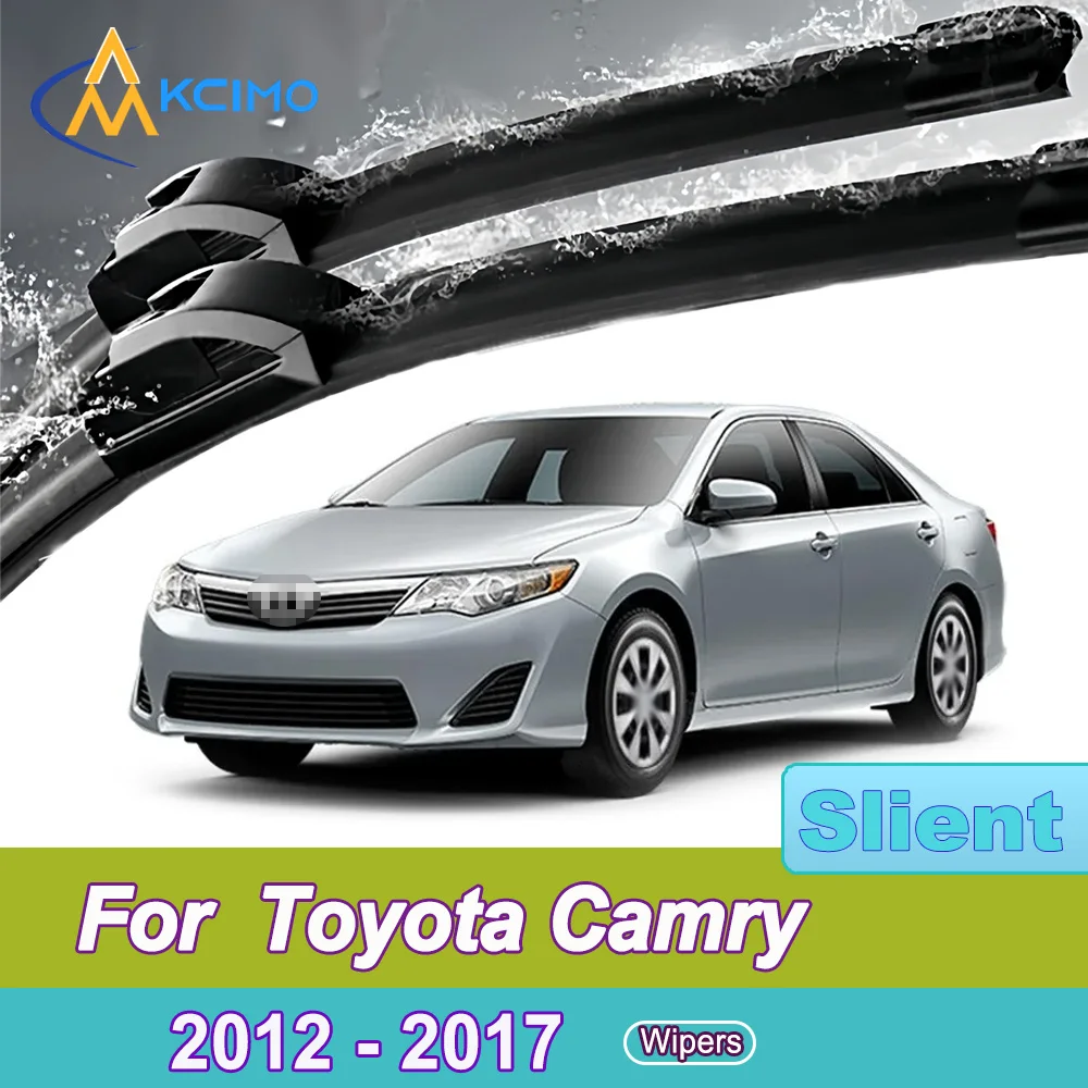 

2pcs Quiet Beam Wiper Blades for Toyota Camry XV50 2012-2017 Silent Windshield Wipers with Quick Installation