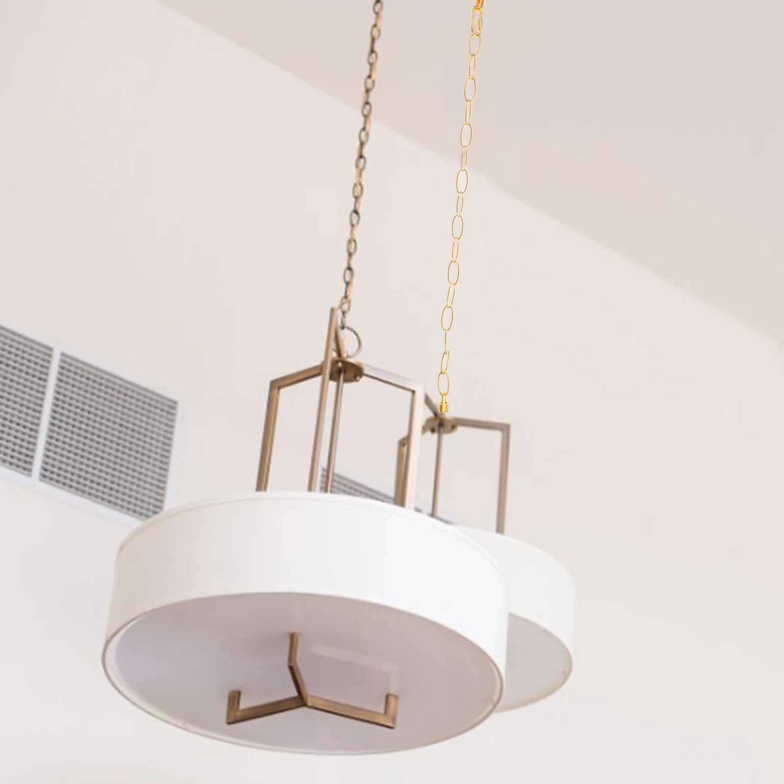 Plafoniera Pull Chain Antiruggine Durevole Lampada di illuminazione in metallo Apparecchio Decorativo Catene Ch Casa Finestra Porta Tenda Auto