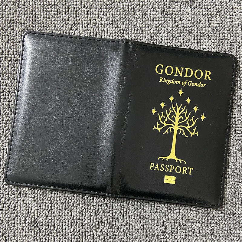 New Pu Leather Passport Cover Tree of Life Passport Holder Travel Wallet Document Orginizer Holder Travel Accessories
