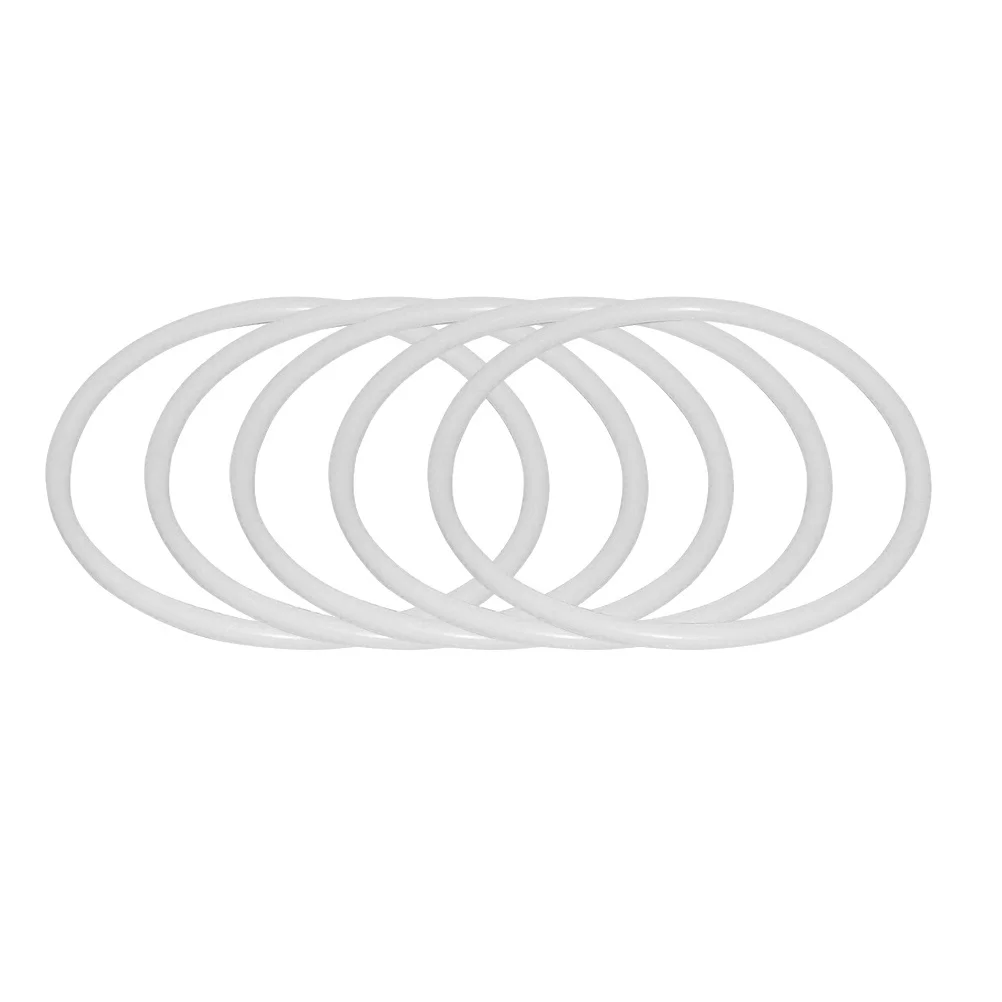 

30Pcs Dreamcatcher Ring White Plastic Round Hoops Ideal for DIY Dreamcatcher Mandala Material 8.5cm Plastic Ring