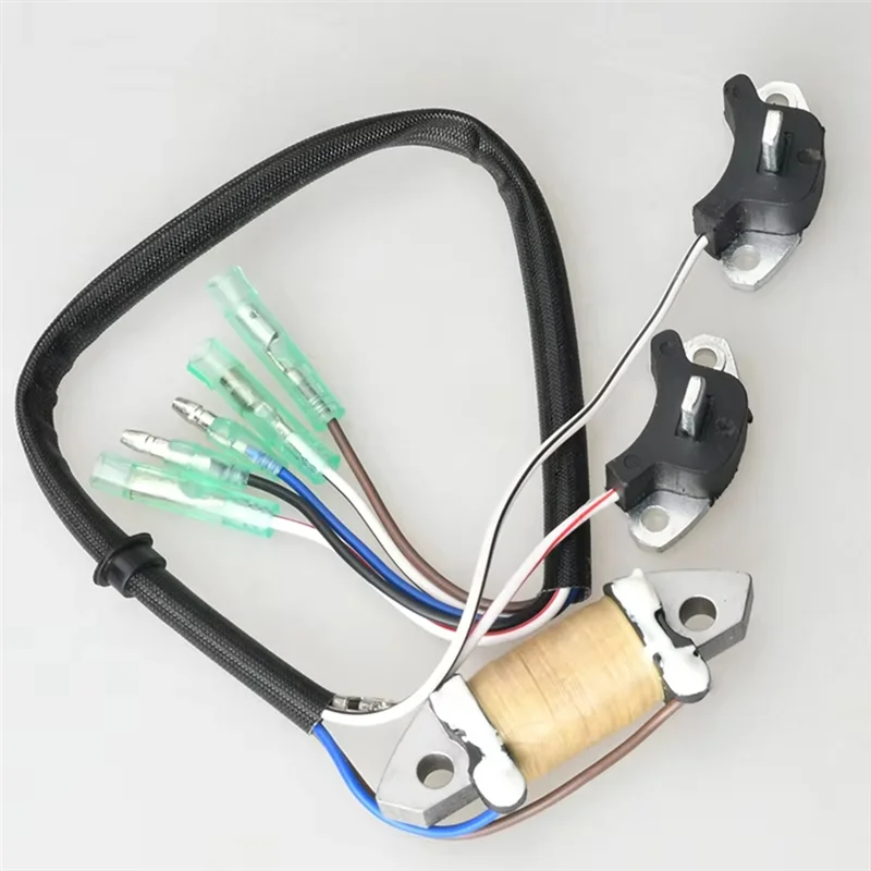 

Charge Coil Coil Pulser Assy For 25HP 30HP 2 Stroke Boat Motor Engine Part 69P-85541-19 69P-85541-09 61N-85543-09