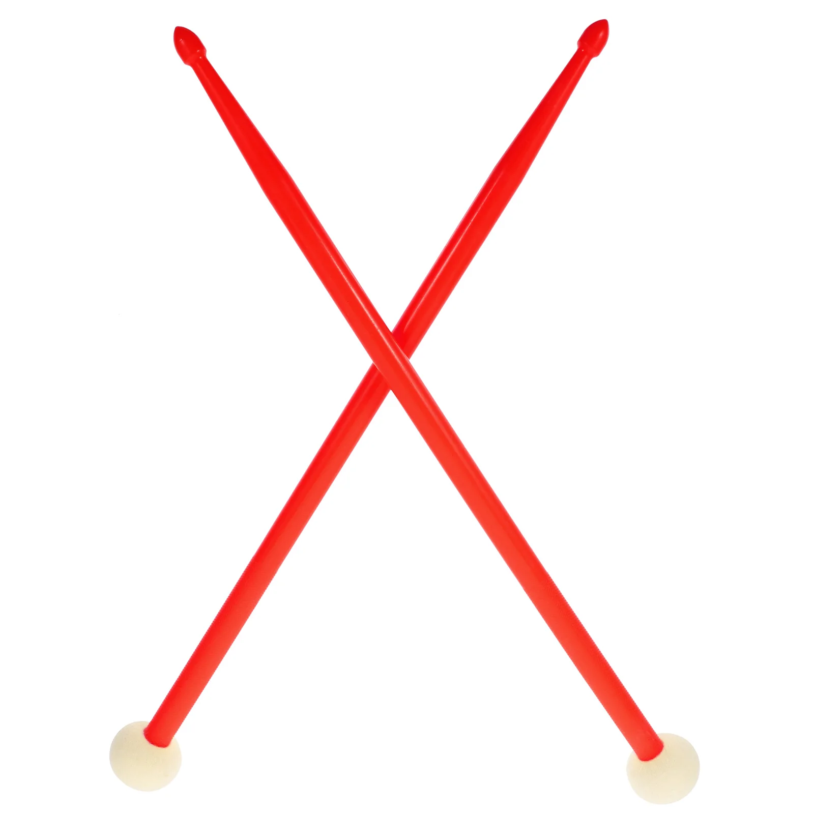 

Double Headed Felt Nylon Professional Practice Drumstick Sided Tip Percussion Instrument Practice Kids Beginners