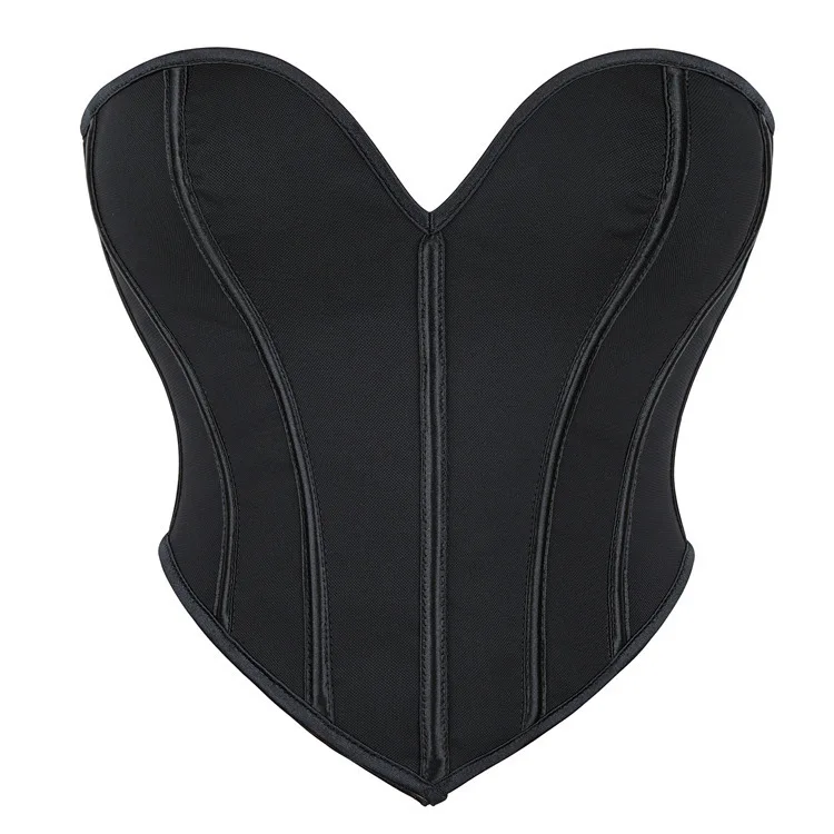 Solid Color Sexy Corset Wedding Dress Waist-Cinching Shapewear High-End Formal Dress Inner Base Layer Strapless Fishtail Top