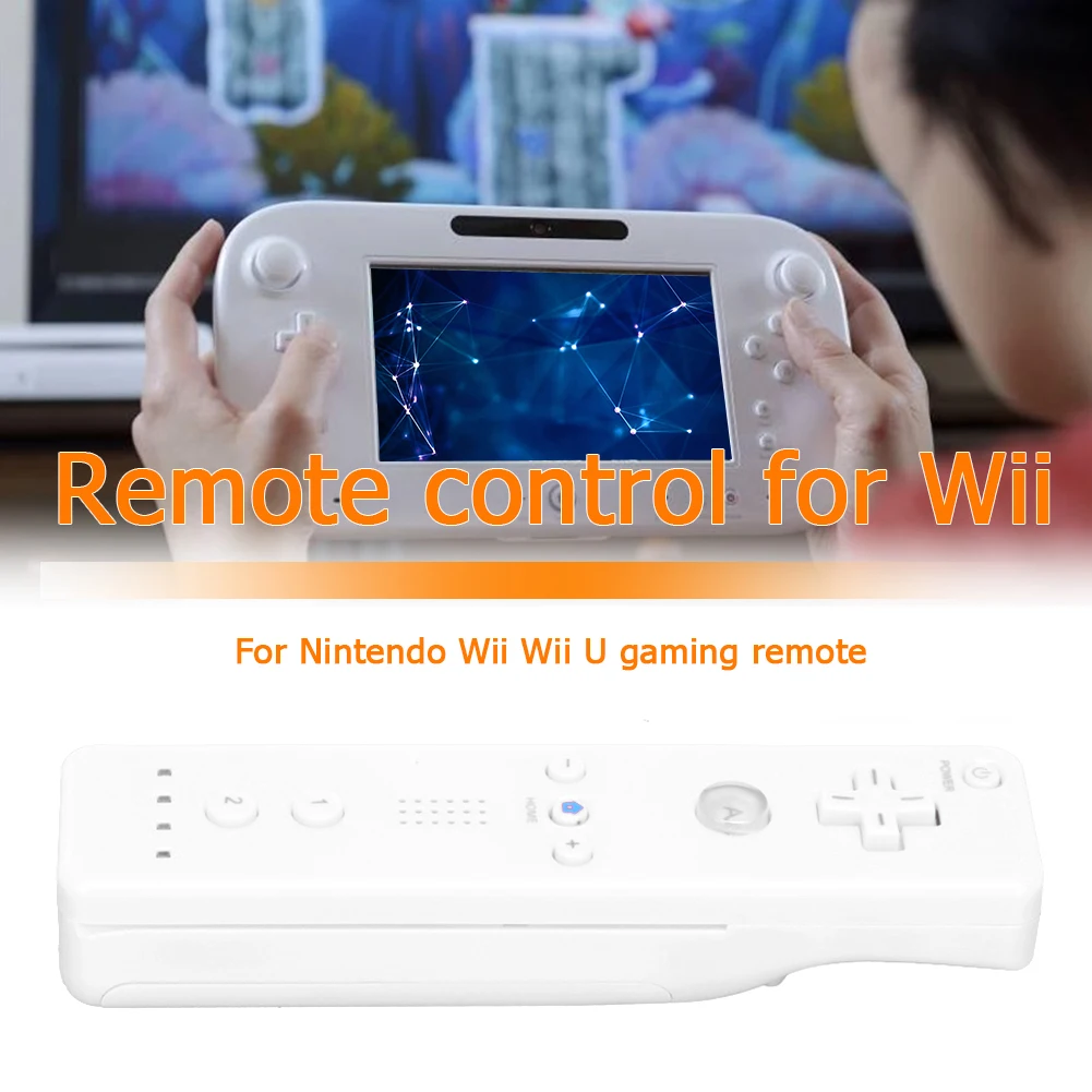 Wireless Gamepad สำหรับเกม Nintendo Wii รีโมทคอนโทรล Built-In Motion Plus จอยสติ๊ก Joypad สำหรับ Nintendo WII/สำหรับ WII U