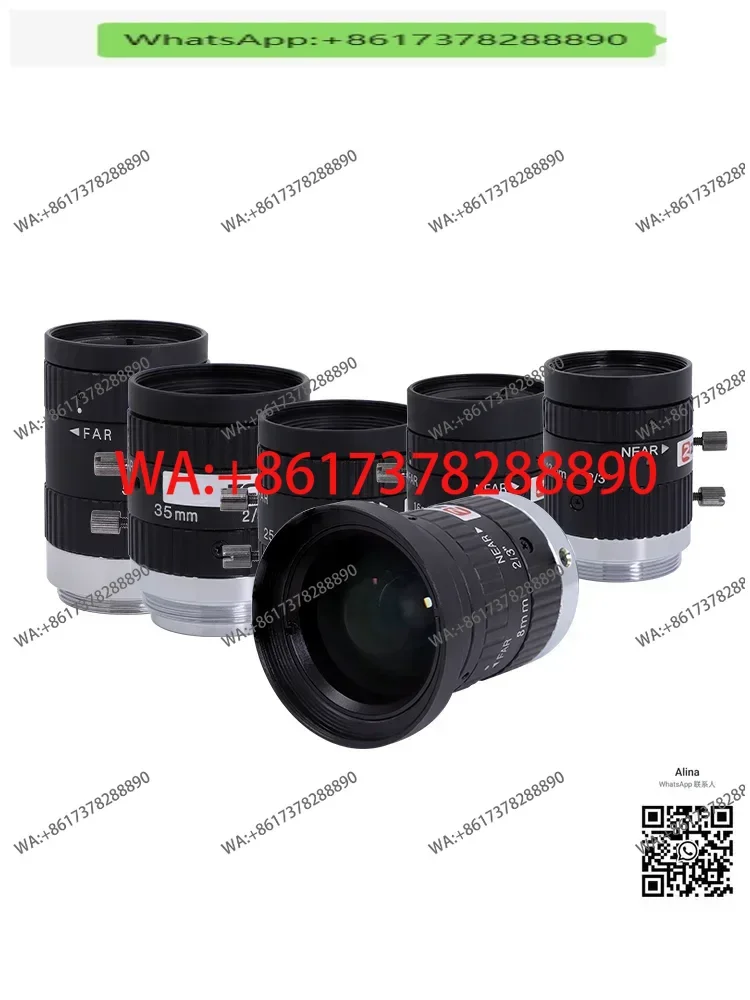 

FM-MP5 Industrial lens 2/3 camera C-port wide-angle 8mm12mm16mm20mm25mm50mm low distortion lens 5 million