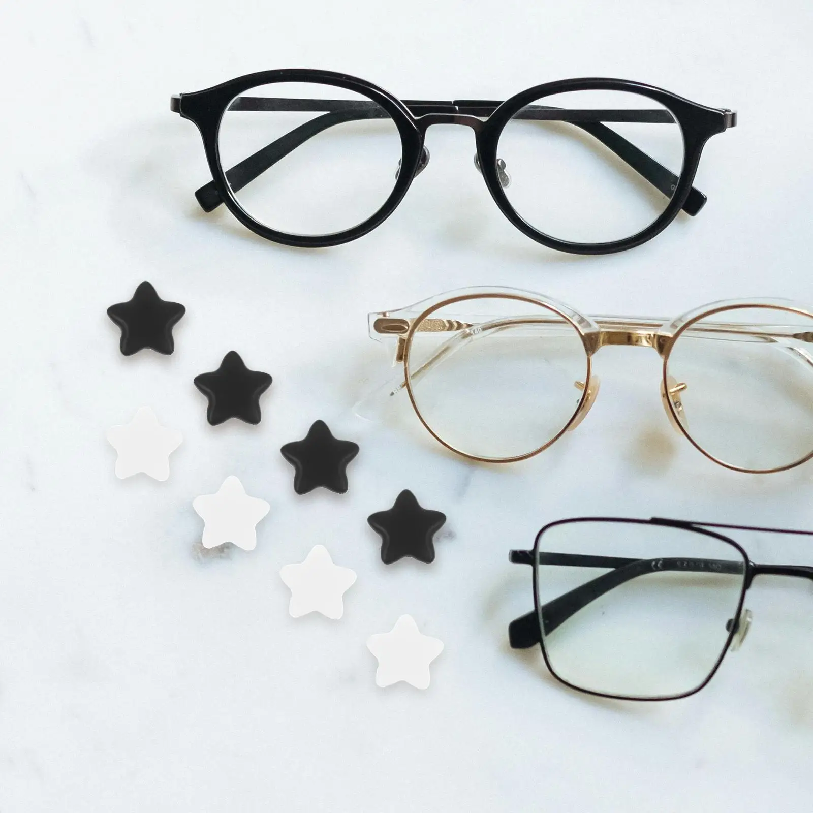 20 пар противоскользящих чехлов для очков, держатель для ушей, мягкий силиконовый материал, удобный детский креативный дизайн, милые подходящие очки