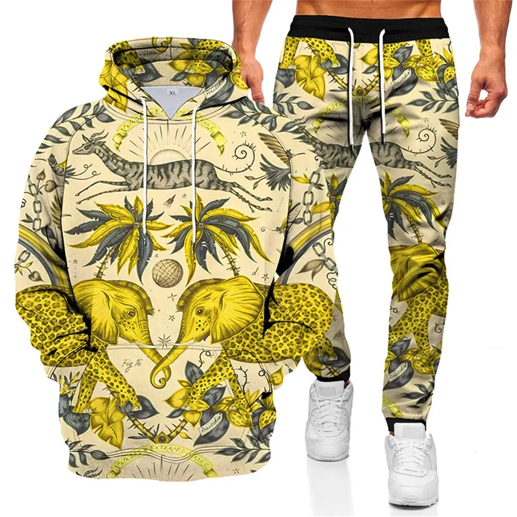 

Мужские толстовки, толстовки, брюки, костюмы, 3d тигр/дракон, графический принт, мужские и женские спортивные костюмы, модная мужская одежда, комплекты из 2 предметов