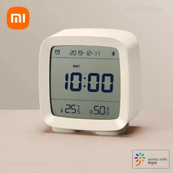 Xiaomi Qingping Bluetooth Alarm Clock Temperature Humidity Display LCD Screen Adjustable Nightlight Indoor Electronic Hygrometer