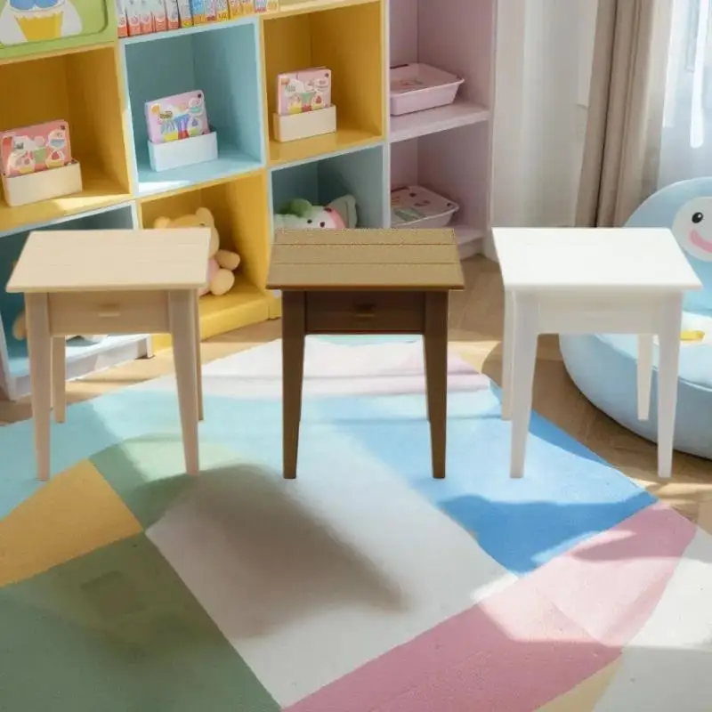 Dollhouse Miniature 1 Piece Furniture Model, Bedside Table Doll House Decoration