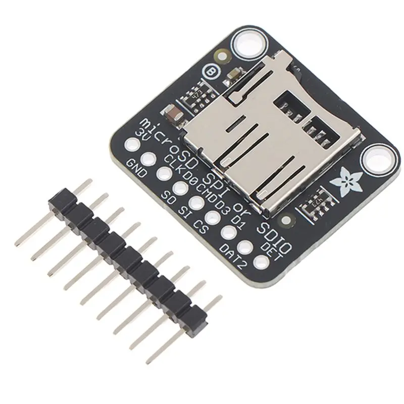 Y47A 4682 Adafruit MicroSD Card Breakout Module SPI SDIO 3V Flash Memory Expansion Board