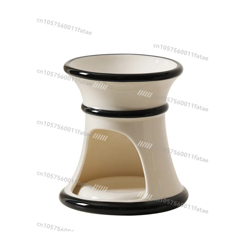 

Ceramic aromatherapy burner Essential oil burner Heating wax melting burner Household bedroom aromatherapy candle holder