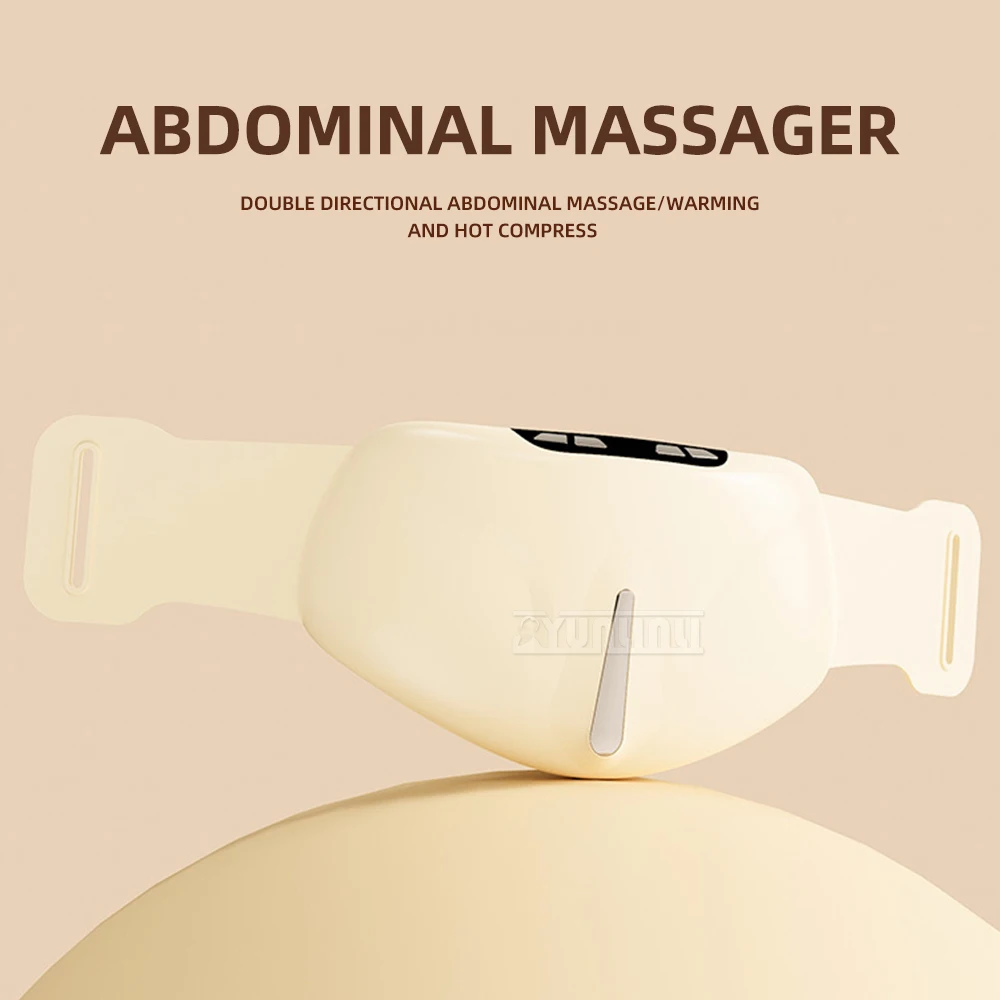 

Abdomen rubbing device hot compress and warm uterine belt