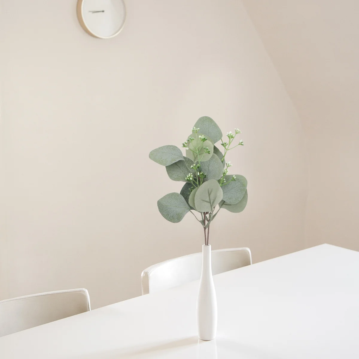 

6 Pcs Simulation Eucalyptus Christmas Decor Faux Room Decoration Artificial Branch Touch Stems Green Leaves Greenery Plants