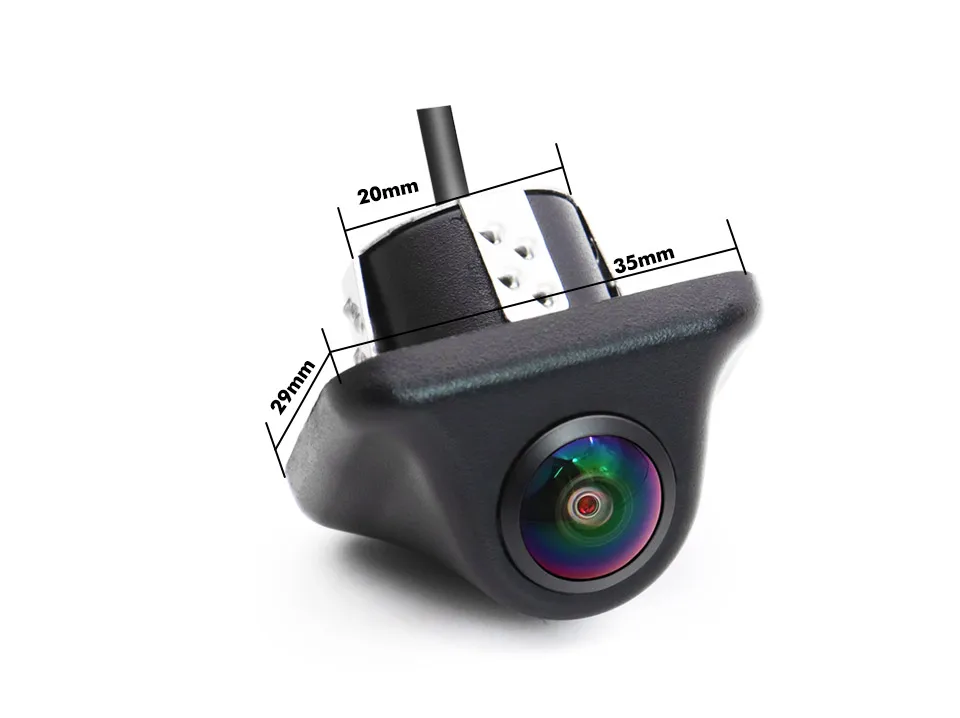 SMARTOUR 180 Grad 4K 1920x1080P Auto-Rückfahrkamera Fischaugenobjektiv AHD NTSC Format HD Nachtsicht für Autoradio MP5 – Detail 2