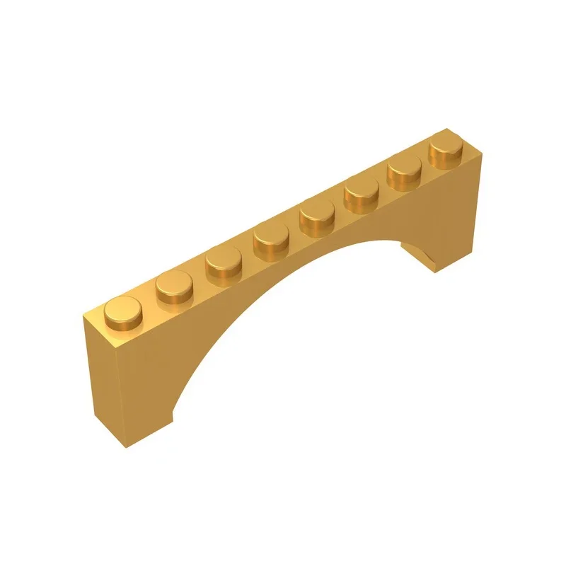 Gobricks GDS-677 Brick Arch 1x8x2 Raised compatibile con lego 16577 3308 blocchi di costruzione educativi fai da te per bambini tecnici