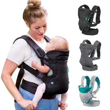 Vier-In-Een Baby Schouderband Met Baby Schouders Baby Draagzak Alle Posities Sling Wrap Cool Air Mesh Katoenen Rugzak