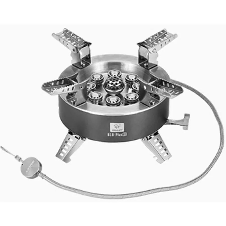 

23800W Alloy Portable Picnic Camping Stove with Windproof Design and Piezo Ignition for Outdoor Backpacking Hiking Picnic Car F