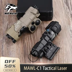 Tactical MAWL C1 + indicatore Laser modulare in Nylon sospensione interruttore rapido sinistro e destro custodia decorativa non funzionale per batteria