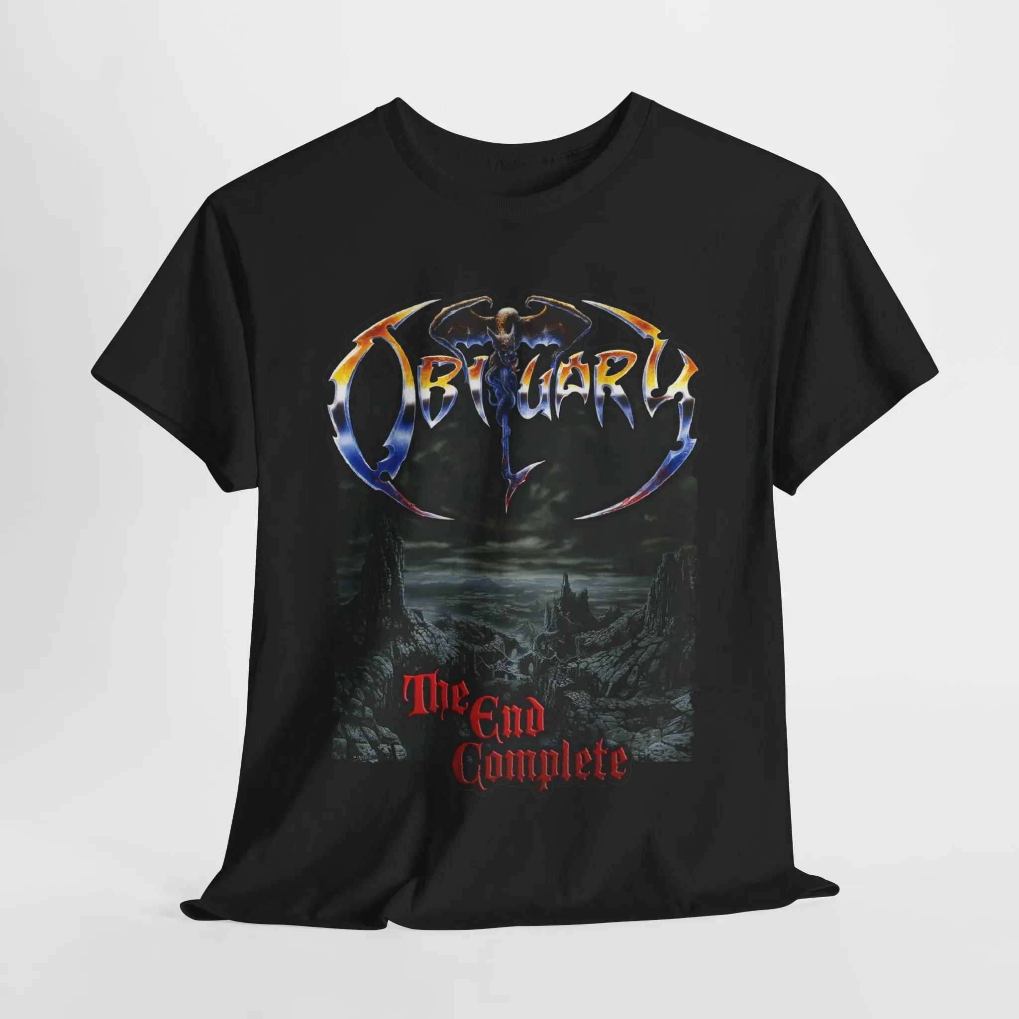 Obituary The End Complete Band Album T shirt Metal Rock Music sizes S 5XL unisex heavy cotton tee