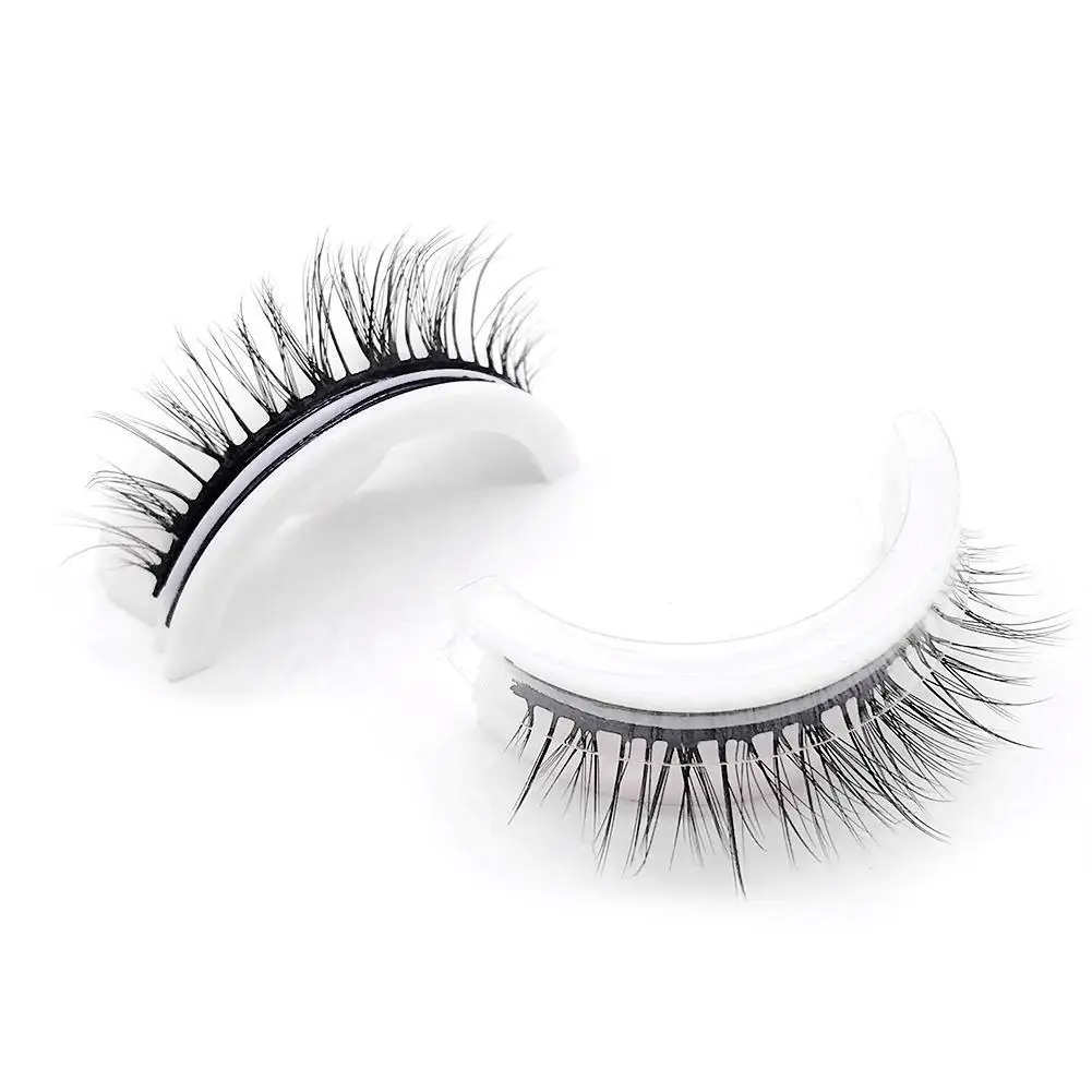 

New Reusable Self-Adhesive Eyelashes Natural Multiple reversible glue-free self-adhesive pairs of false eyelashes For women