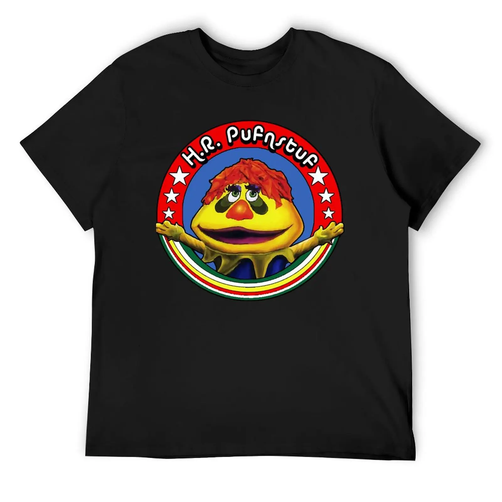 H.R. Pufnstuf T-Shirt summer top man clothes black t-shirts for men