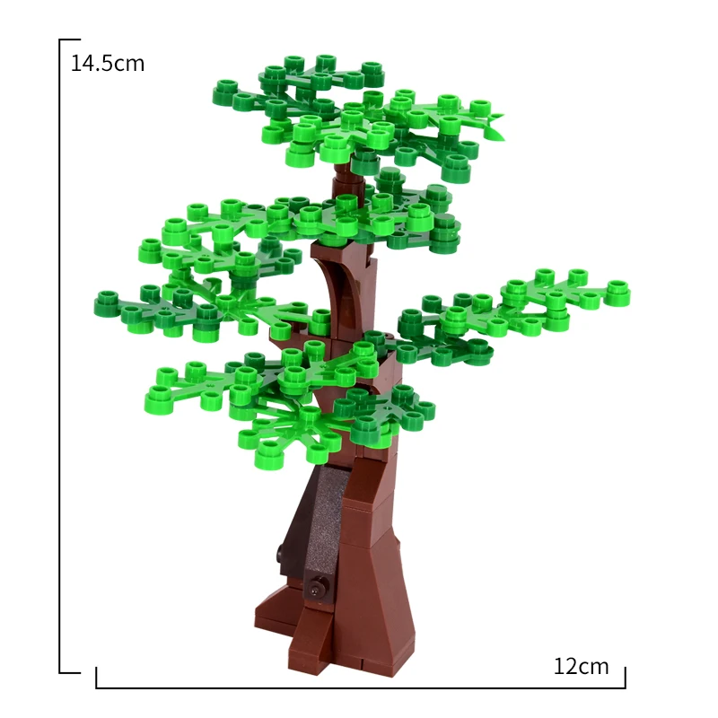 MOC Creative Expert Ideas City Plant Tree Arbor Forest Model Building Blocks DIY Assemble Bricks Toys for Children gifts