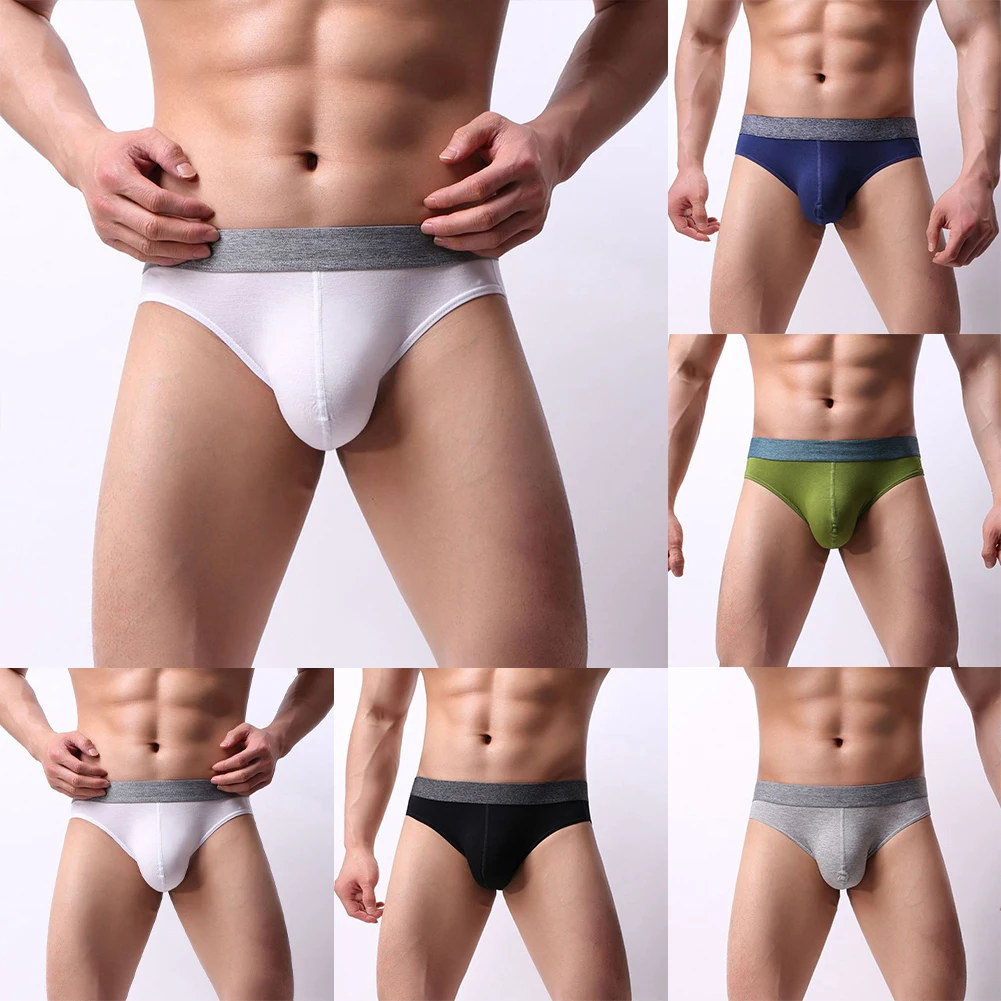 Everyday Use Breathable Briefs Pouch Underpants Comfortable Fit Elastic Waistband Lightweight Material For Daily Wear